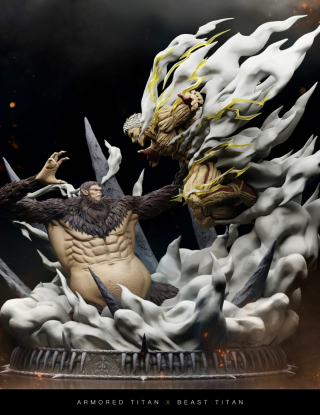 Mô hình CHIKARA Studio - Armored Titan VS Beast Titan
