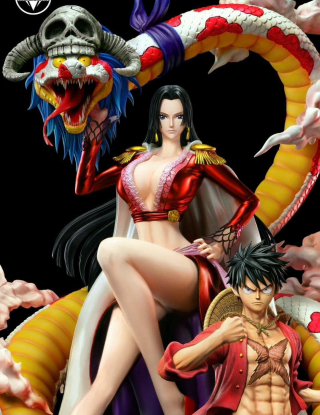 Mô hình Diamond Studio - Luffy x Boa Hancock