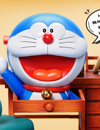 Mô hình INSTANT NOODLES CAT Studio - Đôraemon