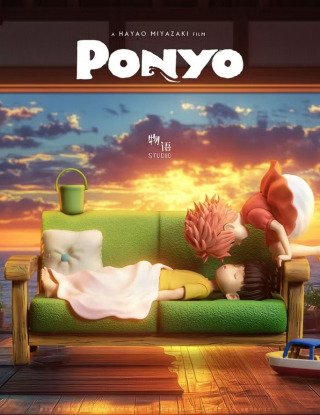 Mô hình Wu Yu Studio - Ponyo x Sosuke