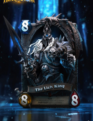 Mô hình HEX Collectibles - Lich King Card