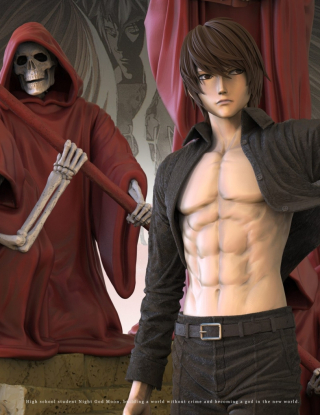 Mô hình Freedom Studio - Light Yagami x L Lawliet x Misa Amane