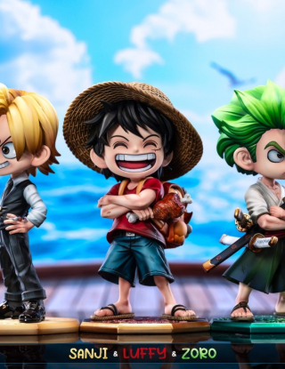 Mô hình Big Feeler x XOX Studio - Luffy x Zoro x Sanji