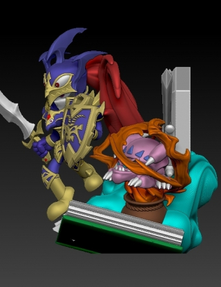 Mô hình Divine Studio - Black Luster Soldier