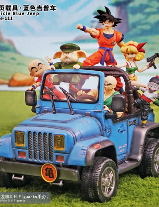 Mô hình Jacksdo Studio - Vehicle Blue Jeep