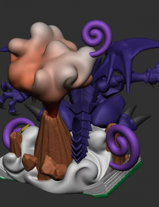 Mô hình Divine Officer Studio - Red Eyes Dark Dragon