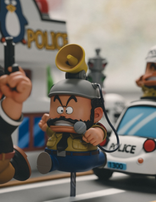 Mô hình ZOR Studio - Bank x Police Station