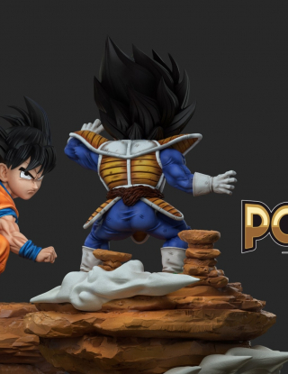 Mô hình Power Studio - Vegeta x Goku