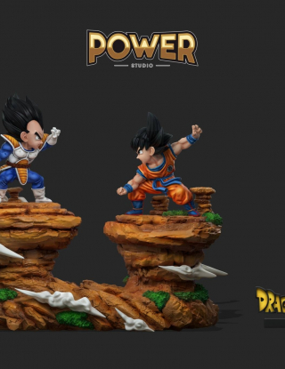 Mô hình Power Studio - Vegeta x Goku