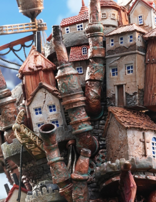 Mô hình OPM Studio - Howl's Moving Castle-01
