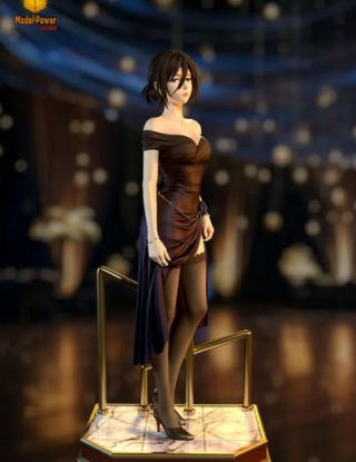 Mô hình Model Power Studio - Mikasa Ackerman