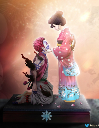 Mô hình POP ART Studio - Akaza x Koyuki