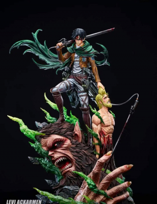 Mô hình Bear K x LuckyKay Studio - Levi Ackerman