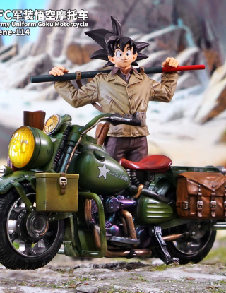 Mô hình Jacksdo Studio - DB Vehicle Army Motorcycle