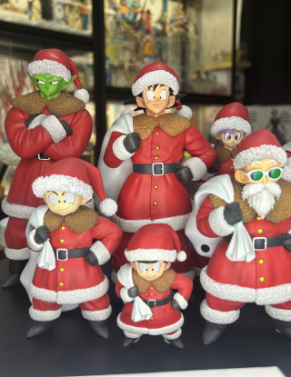 Mô hình Shi Guang Ji Studio - Christmas Master Roshi x Kuririn