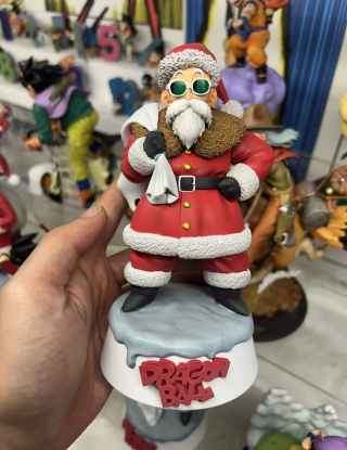 Mô hình Shi Guang Ji Studio - Christmas Master Roshi x Kuririn