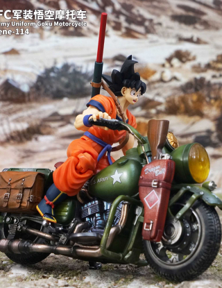Mô hình Jacksdo Studio - DB Vehicle Army Motorcycle