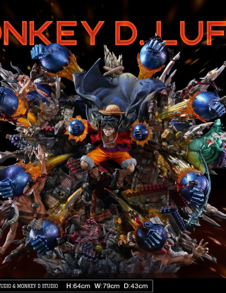 Mô hình Monkey D x More Fun Studio - Luffy Gear 3