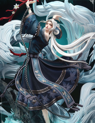 Mô hình October Wutong x Tencent Studio - Tiểu Bạch