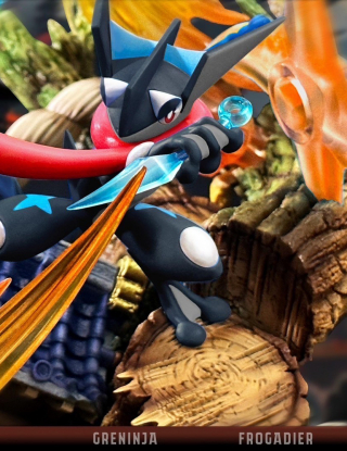 Mô hình 666 Studio - Mega Greninja Water Shuriken All Out