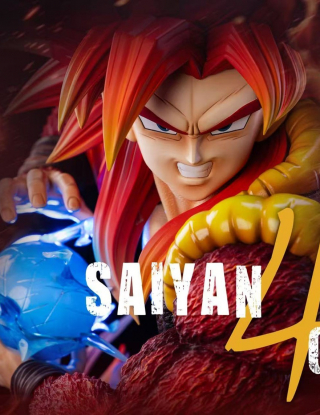 Mô hình Violent Bear Studio - Gogeta SSJ4 Bust