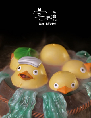 Mô hình ZJB Studio - Little Yellow Duck Bathing