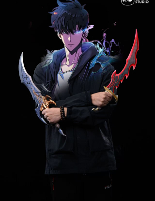 Mô hình Panda Studio - Sung Jin-Woo's weapon 'Kasaka's Venom Fang' x 'Knight Killer'