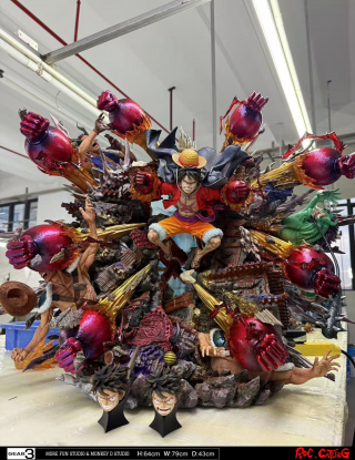 Mô hình Monkey D x More Fun Studio - Luffy Gear 3-01