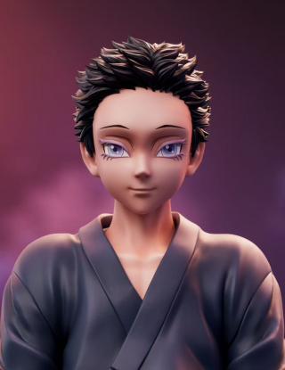 Mô hình WAWA Studio - Akaza x Koyuki