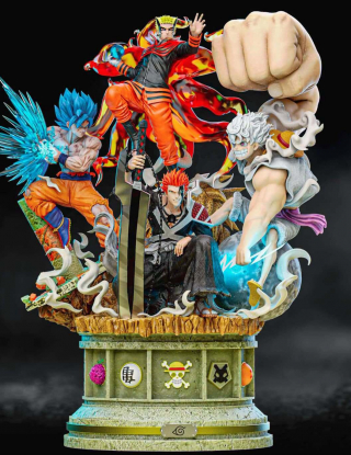 Mô hình Power Collection Studio - Goku x Luffy x Naruto x Ichigo