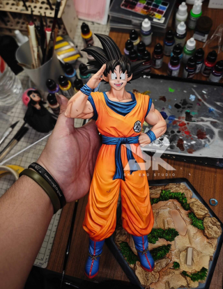 Mô hình Sky End Studio - Goku x ChiChi