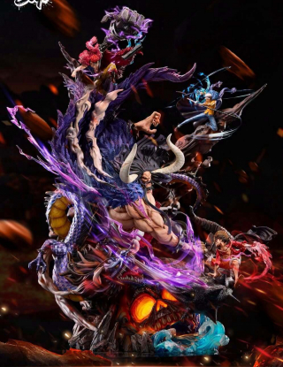 Mô hình Sup Studio - Kaido x Luffy x Law x Kid
