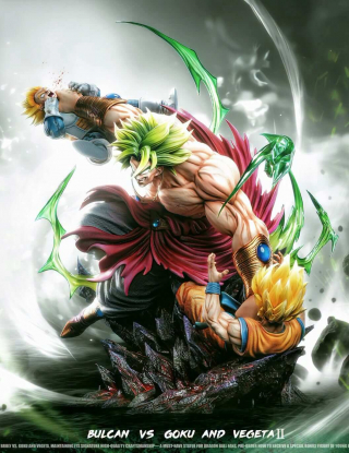 Mô hình YiShou Studio - Broly x Goku x Vegeta