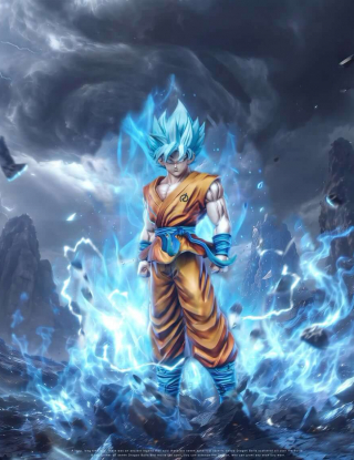 Mô hình Juann Studio - Goku Blue