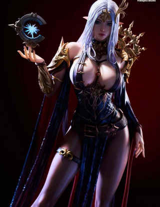 Mô hình TriEagles Studio (bản quyền) - Astral Dark Elf Ayla