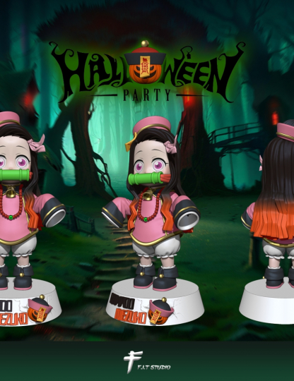 Mô hình F.I.T Studio - Demon Slayer Chibi Halloween Nezuko
