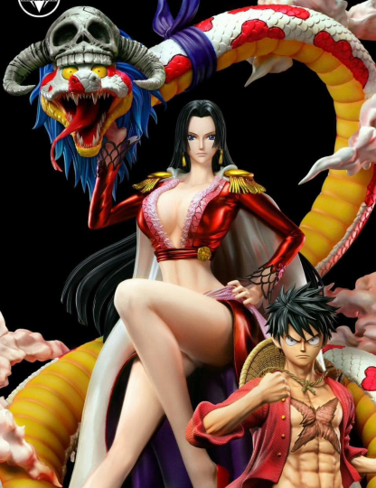 Mô hình Diamond Studio - Luffy x Boa Hancock
