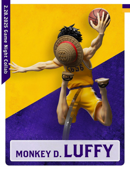 Mô hình K9 Studio - Luffy Straw Hat Basketball