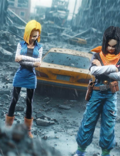 Mô hình XG Studio - Android 17 x Android 18