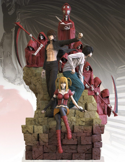 Mô hình Freedom Studio - Light Yagami x L Lawliet x Misa Amane
