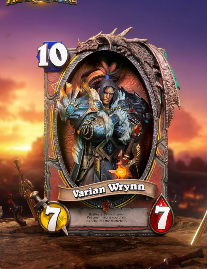 Mô hình HEX Collectibles x Blizzard - Varian Wrynn Art