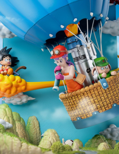 Mô hình DB Studio - Hot Air Balloon Son Goku x Oolong x Bulma