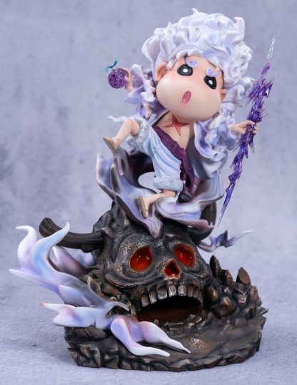 Mô hình Huan Zhuang She Studio - Shin-chan cos Nika Luffy