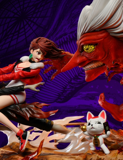 Mô hình K9 Studio - Okarun x Momo x Turbo Granny