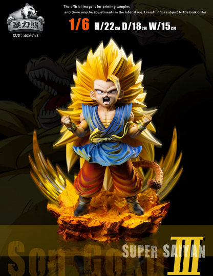 Mô hình Violent Bear Studio - Goku Kid SSJ3
