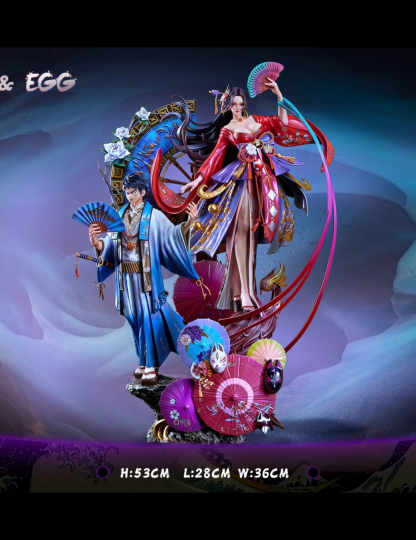 Mô hình Yunqi x EGG Studio - Luffy x Boa Hancock