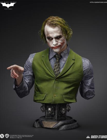 Mô hình Queens Studio - The Joker Life-Size Bust