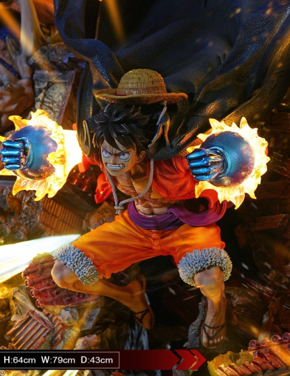 Mô hình Monkey D x More Fun Studio - Luffy Gear 3
