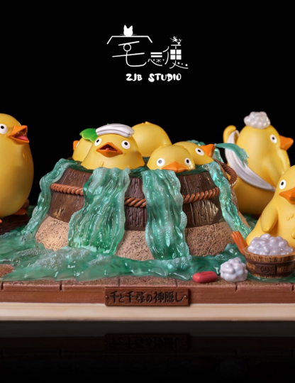 Mô hình ZJB Studio - Little Yellow Duck Bathing