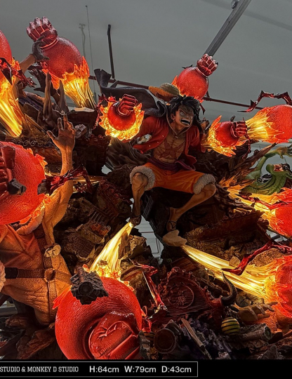 Mô hình Monkey D x More Fun Studio - Luffy Gear 3-01